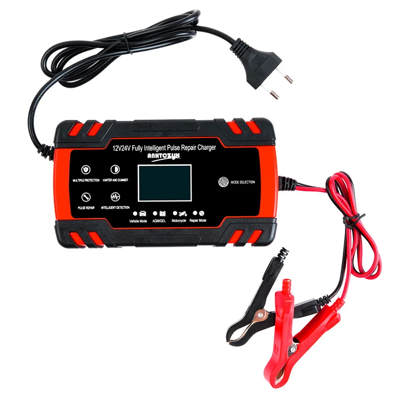 Smart Intelligent Car Battery Charger Automatic Pulse Repair Jump Starter12V Hot 