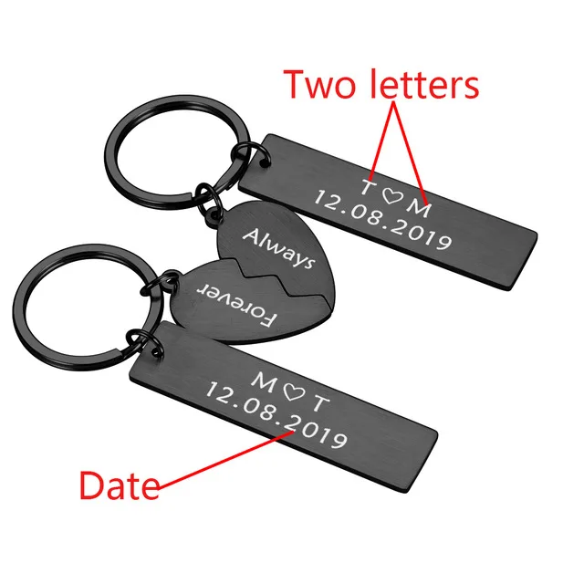 Llaveros De Pareja Love Regalo Romántico San Valentín Llavero Aniversario Pareja - Regalo Llaveros De Amor Pareja