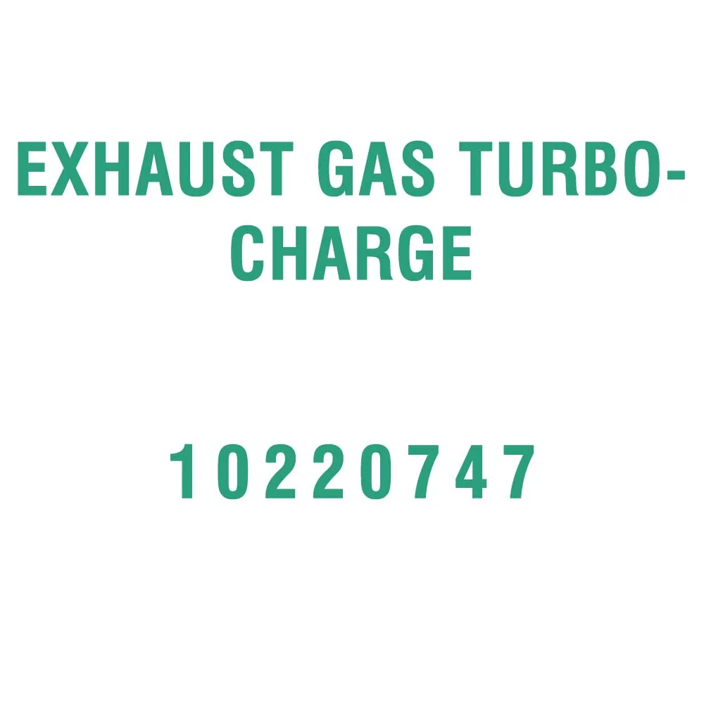 EXHAUST GAS Turbocharger 10220747 for Liebherr D9508TL Engine