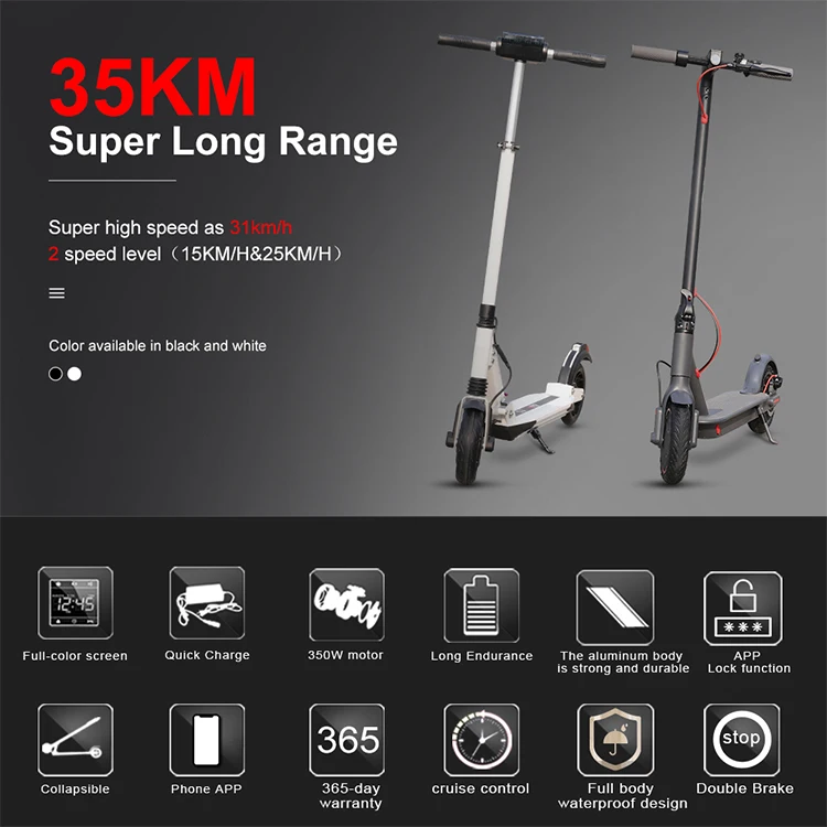 AOVOPRO US EU Warehouse Fast Shipping Electric Mobile Scooter 10.5Ah 35KM Range Adult Foldable Elektro Scooter