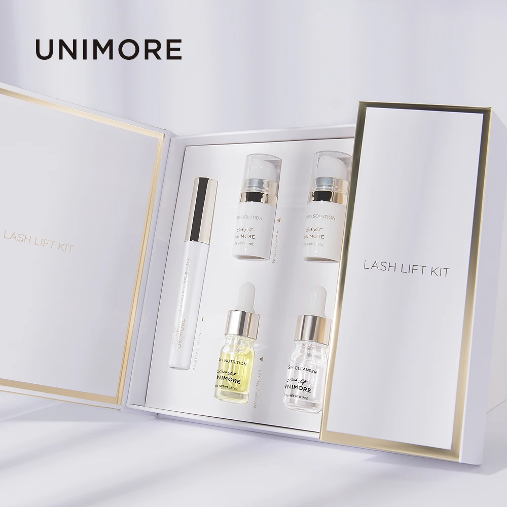 Набор для подтяжки ресниц Unimore саше крем тинт бровей мастер набор перманентной