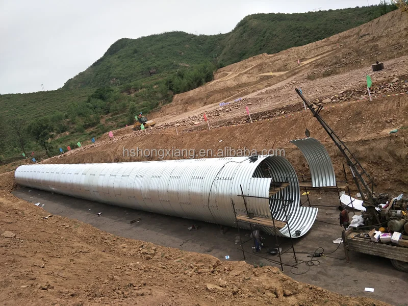 Large Diameter Road Culverts Steel Driveway Culvert Pipe For Sale - Buy ...