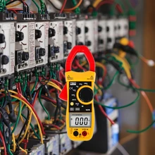 VA310 Digital Clamp Meter Tester Manual Multimeter for AC Current DC Voltage Voltmeter Resistance Diode Continuity Data Hold