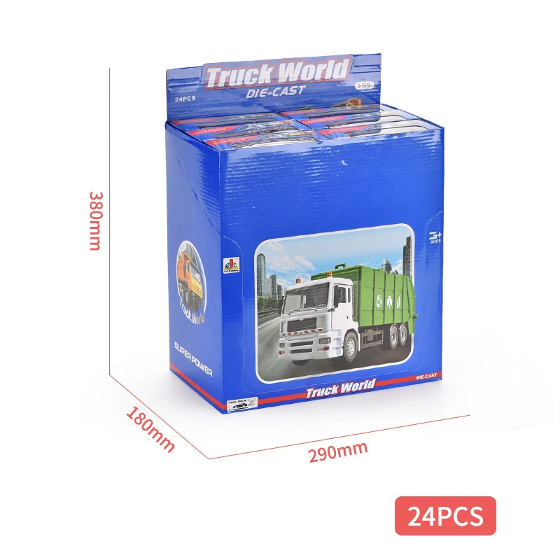 8 вариантов дизайна 1:55 сплав тянуть обратно мини прицеп автомобиль игрушка модель грузового автомобиля с музыкой и светом