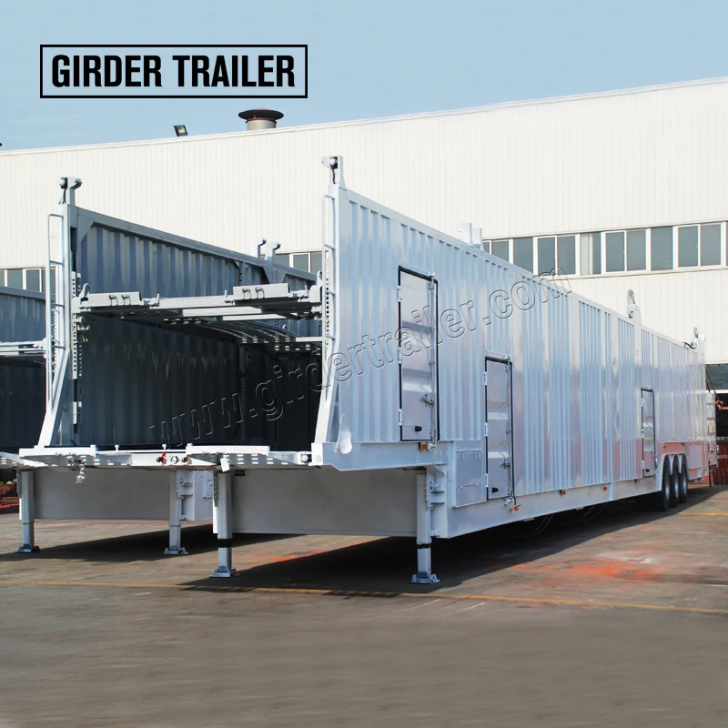 5th Wheel Gooseneck Custom Triple Axle 8 5 24 6 Car Hauler Double Decker Enclosed 10 20 Car Transporter Trailer For Sale Buy Enclosed Car Hauler Trailer Car Carrier Trailer Enclosed Car Trailer Product On Alibaba Com