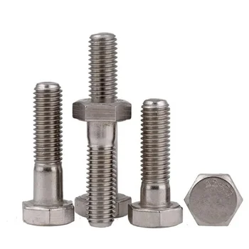 manufacturing DIN931 DIN933 M9 M38 stainless hex bolts and nut