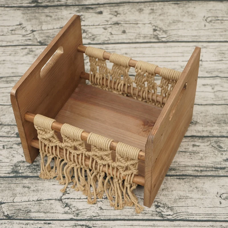 wooden rope cot