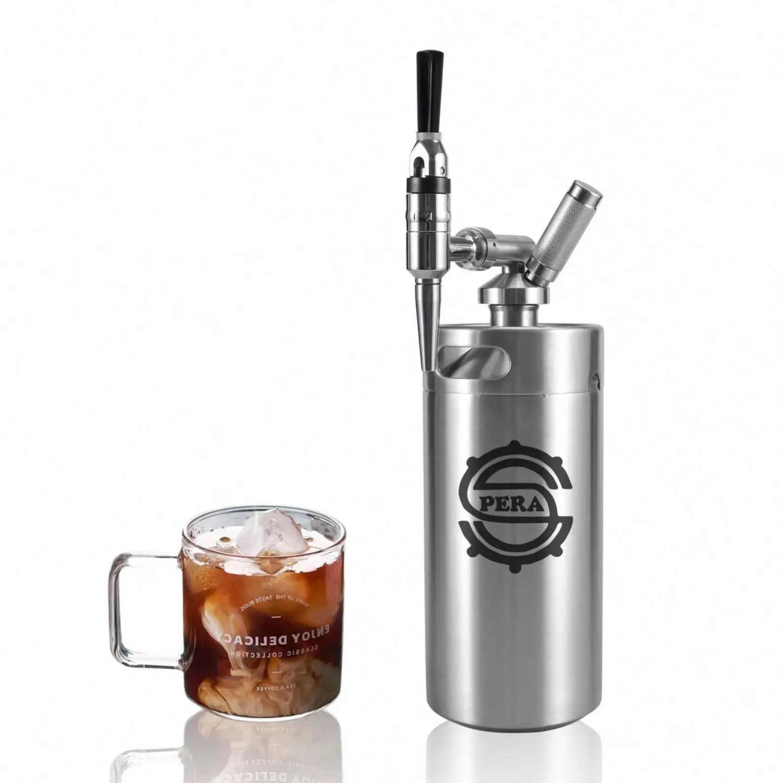 Factory Direct Set 5 Gallon Water Beer Keg Stand Litre