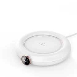 Новинка USB зарядка для дома и офиса с регулируемым светодиодным дисплеем 3 температурными режимами нагревательная пластина Электрический подогреватель кружка подставка кофе молока чая