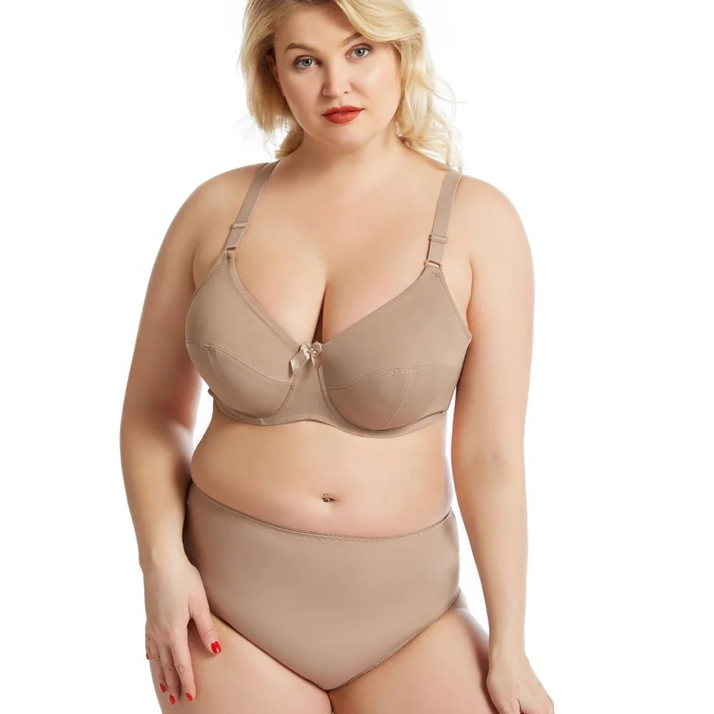 Women plus size breathable large breast