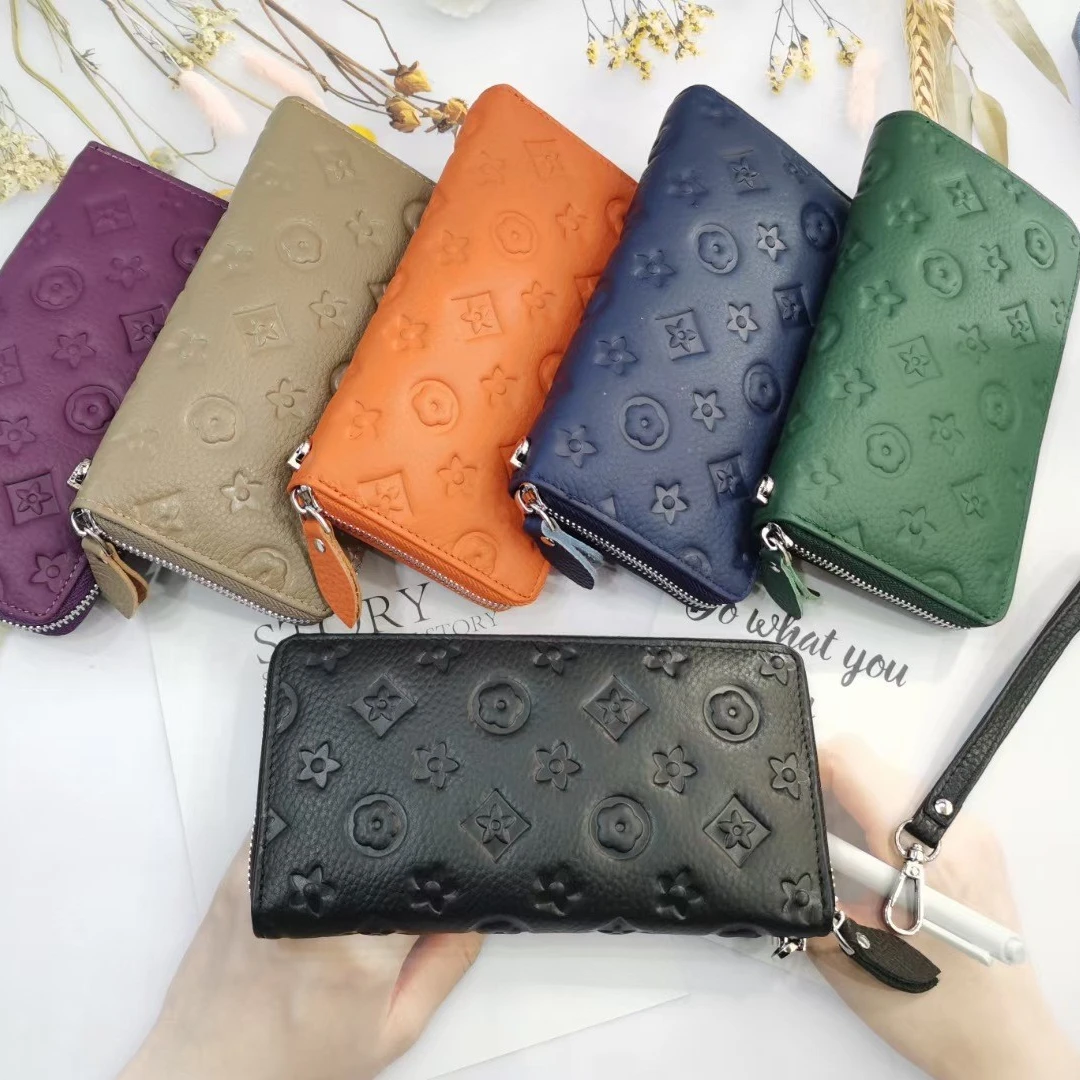 PVC Faux Leather Wallets for Women, Artificial Leather Gift Box Packing  Ladies Small Cute Purses with Zipper Coin Pocket Women's Mini Short Wallet  Girls Designer Zip Around Wallet Credit Car 
