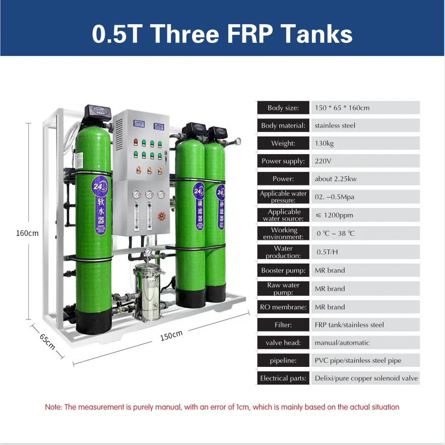 250l Per Hour Ro System Water Treatment System Plant Computer Version