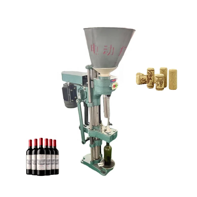 Semi Automatic Capping Machine Champagne Sparkling Wine Bottle Capping Corker Fitting Stopper Corking Machine Bottle Cap Sealer
