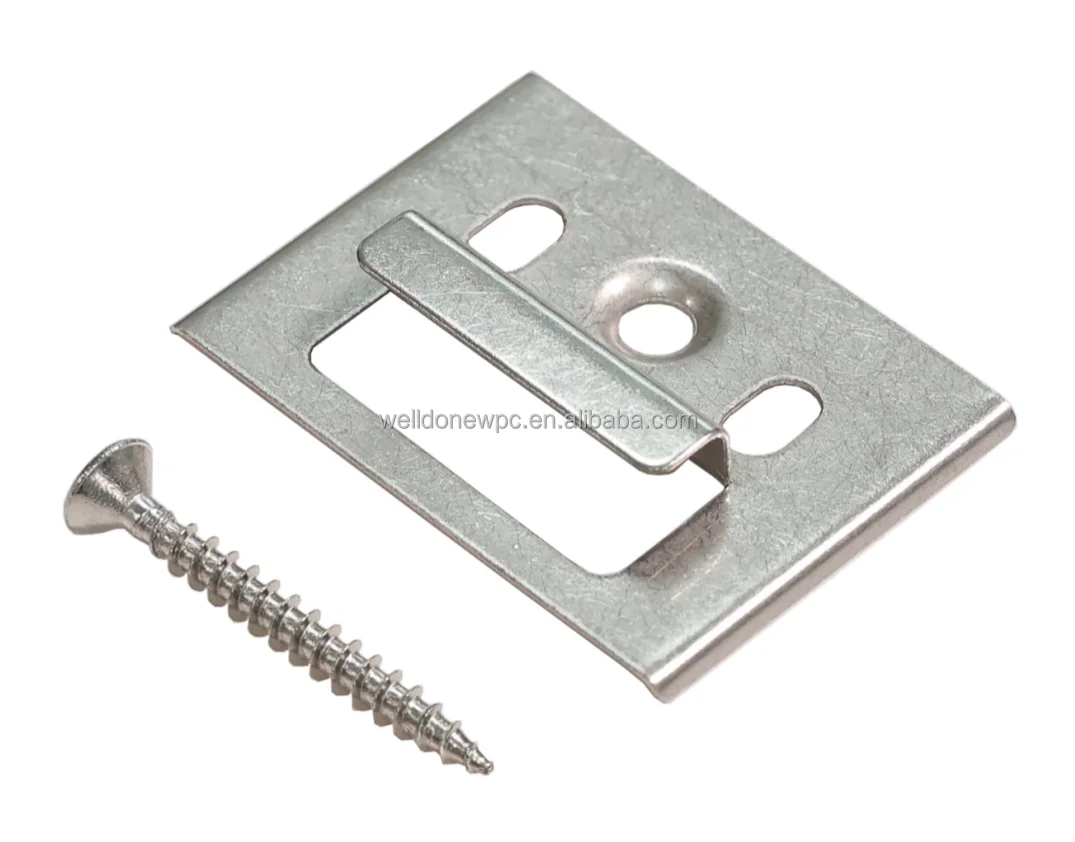 Coextrusion Exterior Wall Panel Clip Wpc Wall Cladding Clip Buy Wall