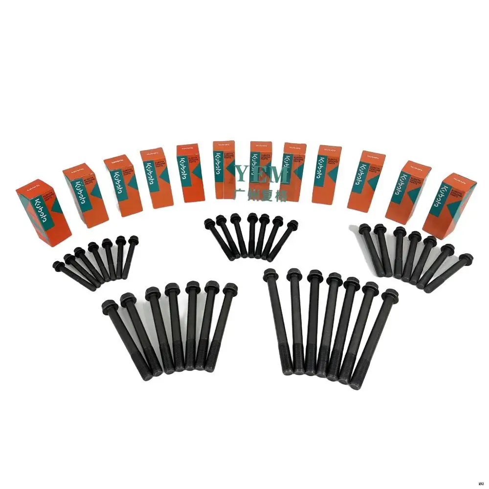 For Kubota D3200 Cylinder Head Screw Engine Parts Replaces