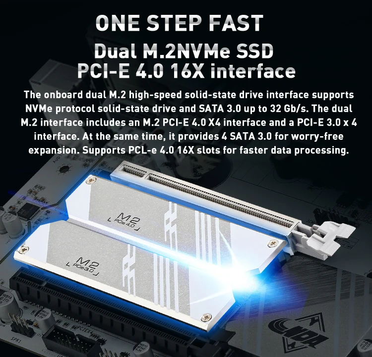 Gaming Motherboard B550 Plus-2.5g-w Pc Accessories Usb3.0 Mother Board