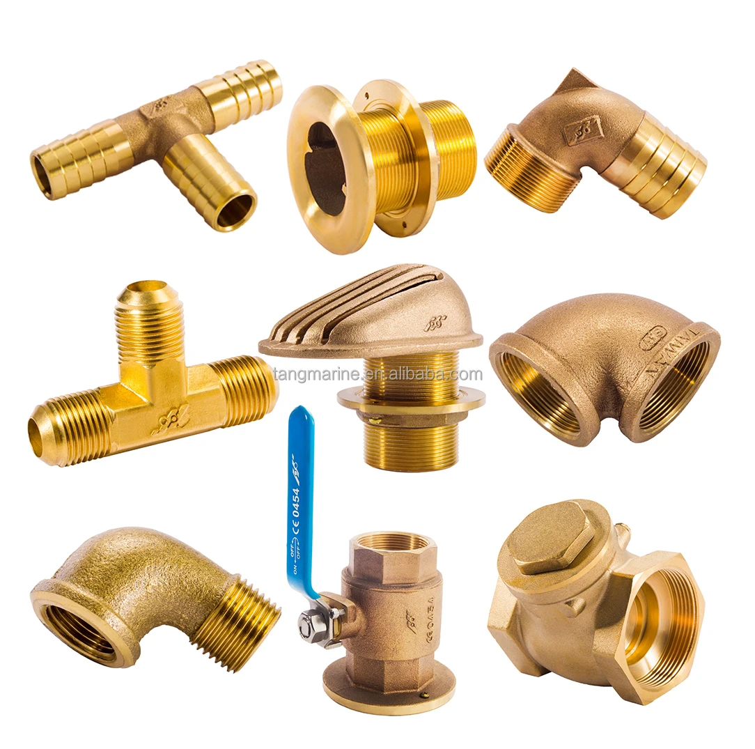 Factory Outlet Marine Grade Brass Bronze Thru Hull Marine Hardware