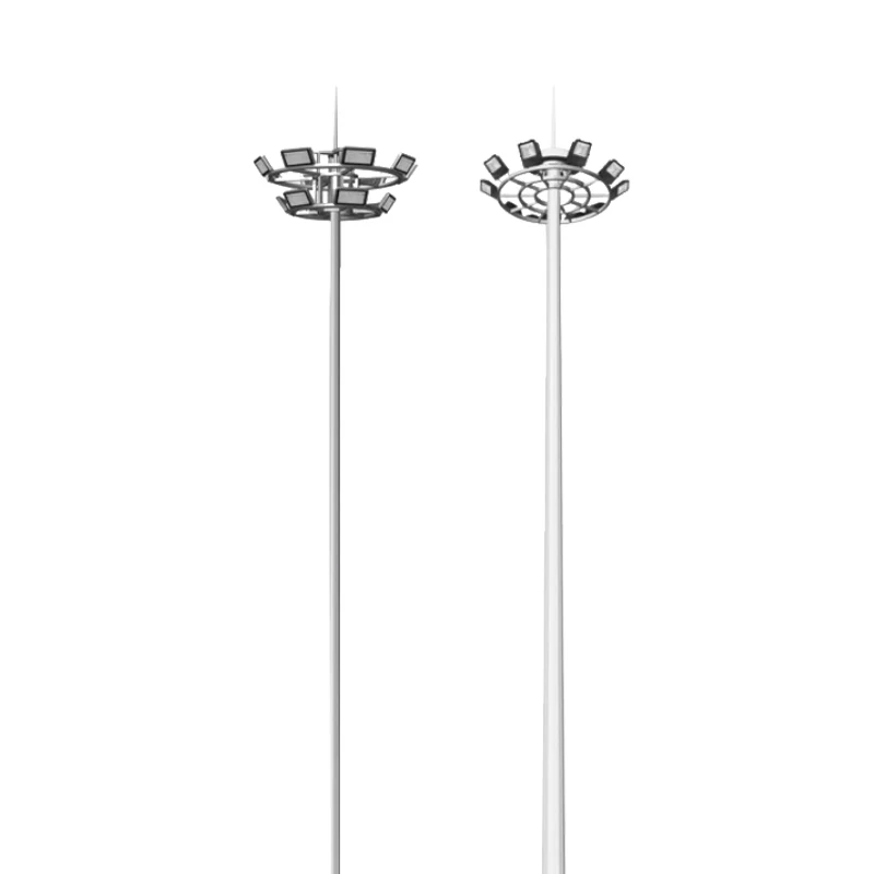 DAWN Factory Sales High Mast Light Pole 8M 10M 12M 15M 20M 25M Folding Stadium Light Poles for Football Stadiums