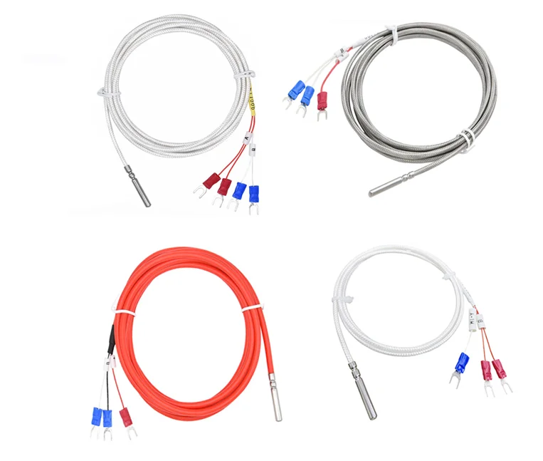 Sonde PT1000 2 Fils - Capteur De Température, 2 Mètres, Plage -60°C à 200°C - Pour Thermocouple, Mesure Précise