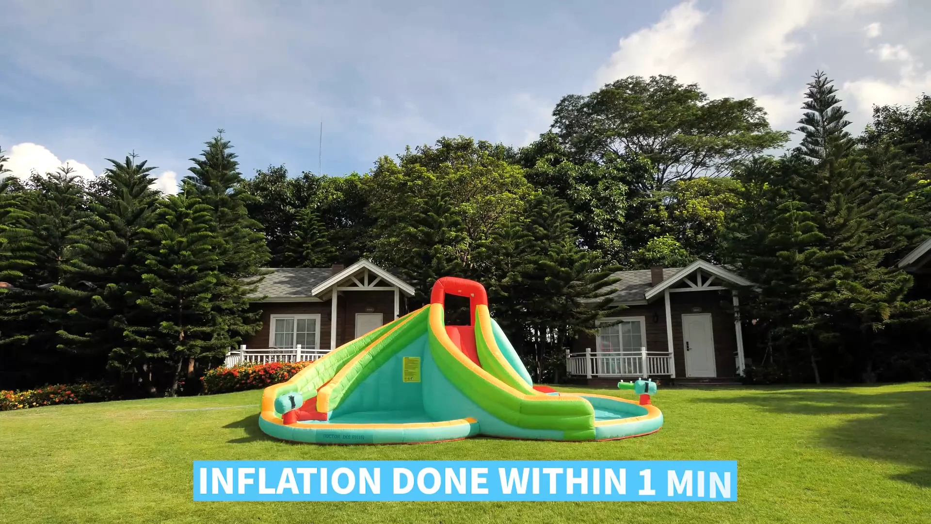 Cheap Big Bouncy Bouncer Shark Inflatable Jumping Castle Water Slide