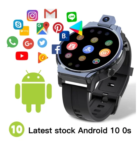 PRIME 2 4G Smart Watch Face Identify Men 4GB 64GB 13MP Camera 1600mAh 2.1