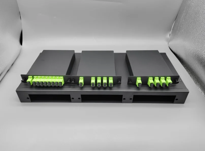 1x4 1x8 1x16 SC LC Rack Mount PLC Splitter LGX Module Chassis Cassette