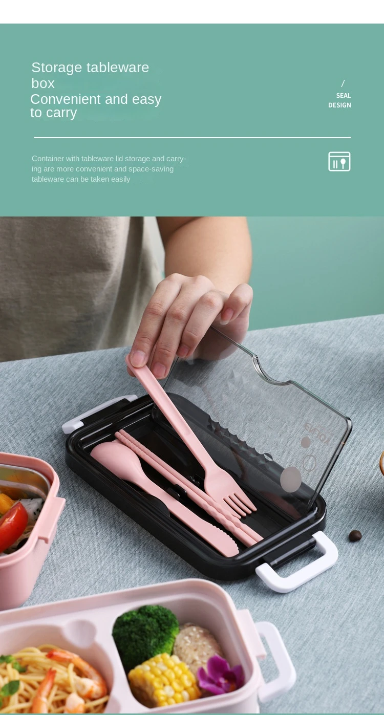 304 Stainless Steel And Plastic Stackable Airtight Keep Food Hot Tiffin