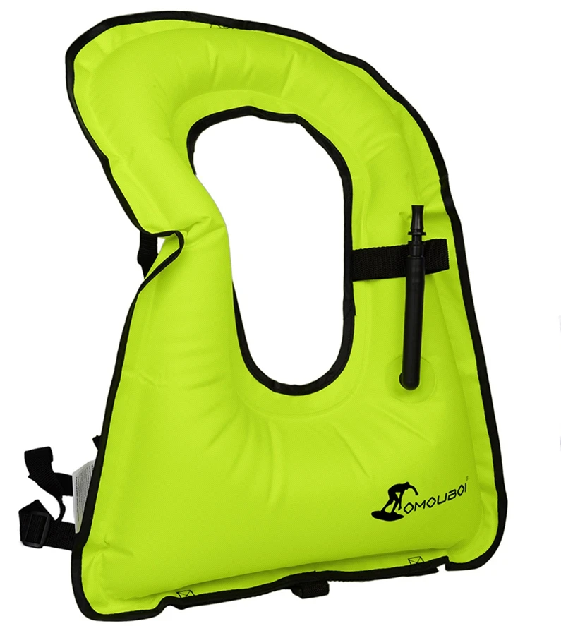 lightweight inflatable unisex life jacket wear-resistant