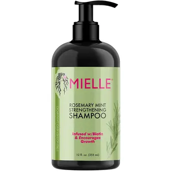 Mielle Organics Rosemary Mint Strengthening Shampoo  Nourishing Care hair Cleaning and Strengthen weak hair Shampoo