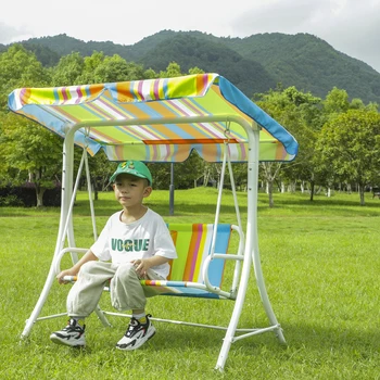 今週の新着アイテム Design New Outdoor Canopy with Bench Kids Seats 2 - Swing Patio ソファ・ベンチ