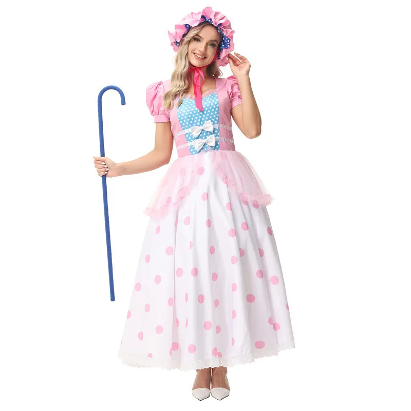 M-xl Toy Story Pink Secret Honey Pink Princess Dress Halloween Cosplay Costume for Woman M-xl Toy Story Pink Secret Honey Pink Princess Dress Halloween Cosplay Costume for Woman