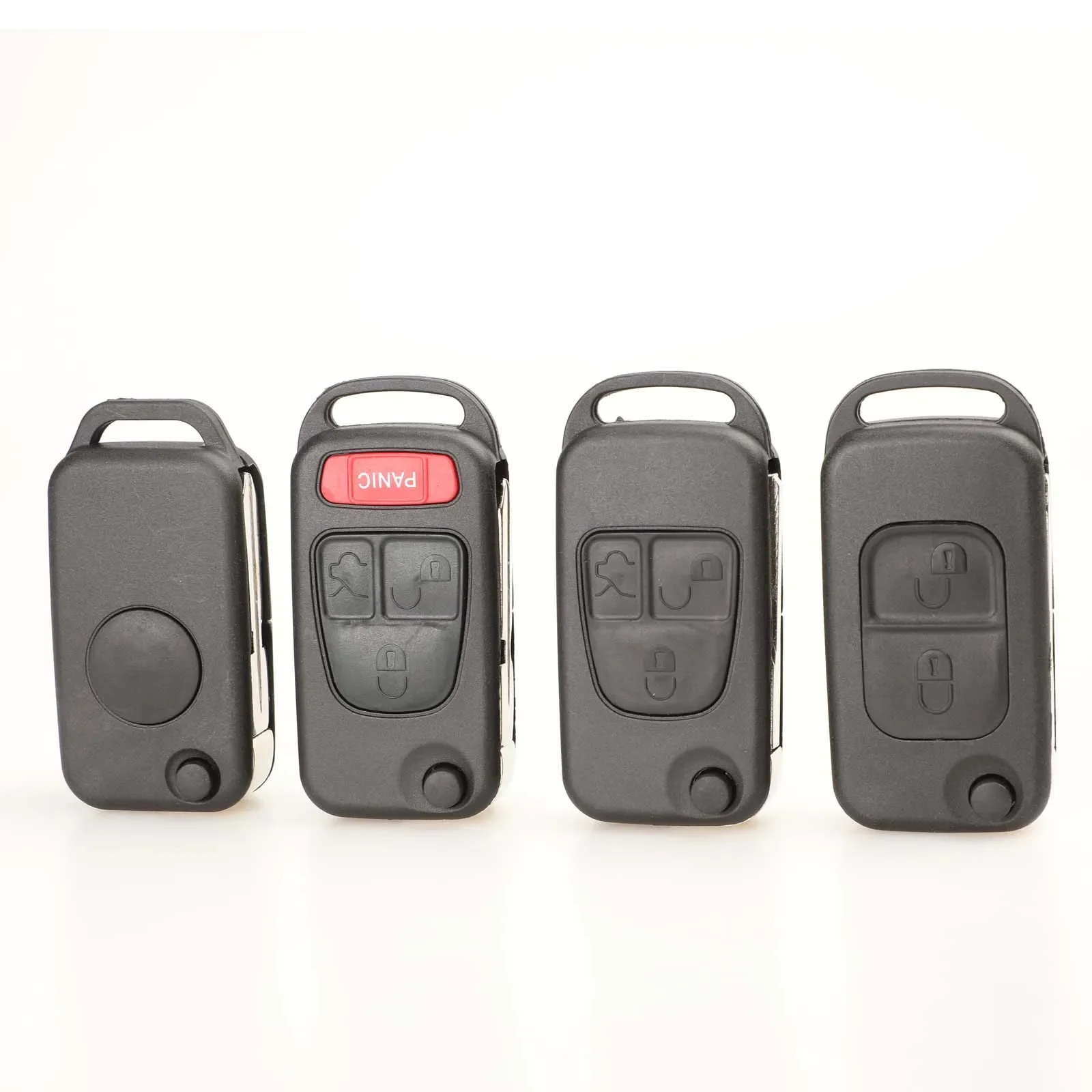 1 Button Flip Folding Key Shell Replacement Remote Car Key Shell for Mercedes Benz W168 W124 W202 1984-2004 a C E Class
