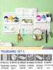 Pegboard  set 3 White