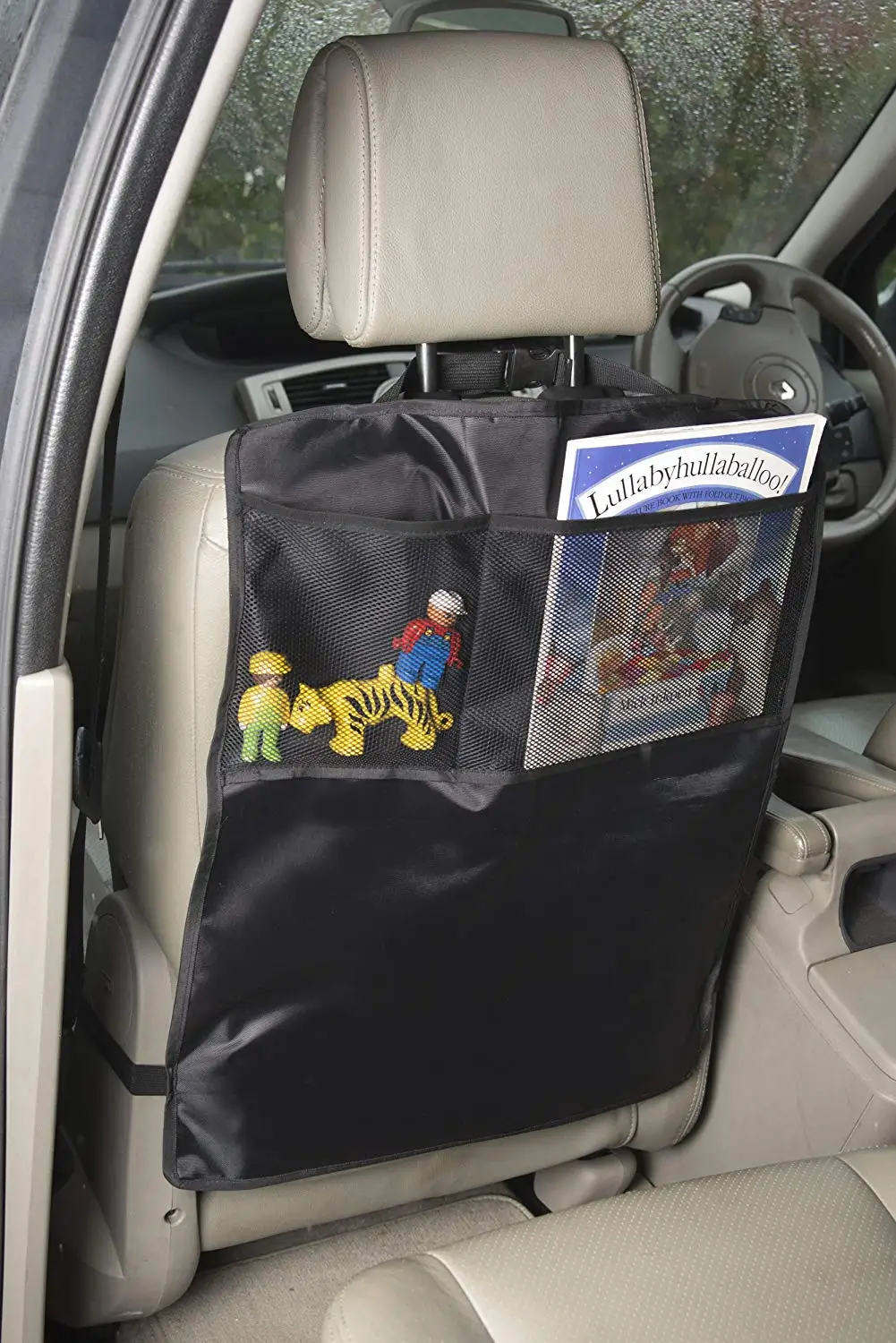 Universal Fit Waterproof Car Kick Mat With 2 Mesh Pockets Buy Car