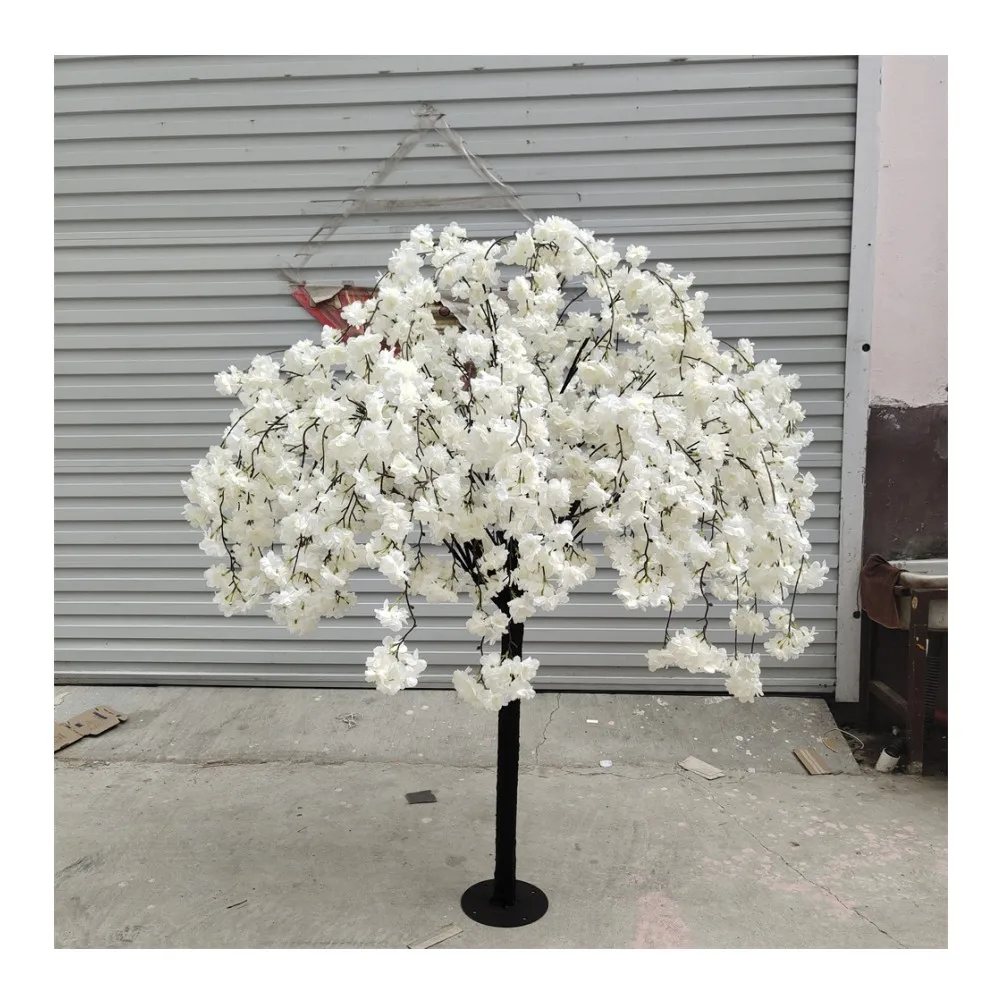 E- Custom Wedding Table Artificial Tree Decor Fishing Silk Cherry Blossom Table Tree Tree for Party Event Rental