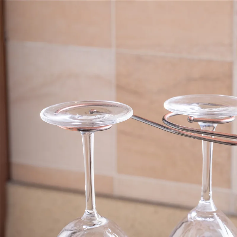hanging wine glass rack