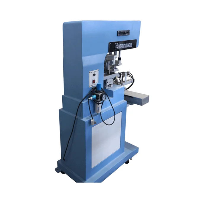 High Precision Single Color Semi-automatic Pad Printer Engine Grade Single LED Bulb  Paper Label Core Pump New Condition