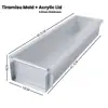silver Tiramisu Pan with Arcylic Lid