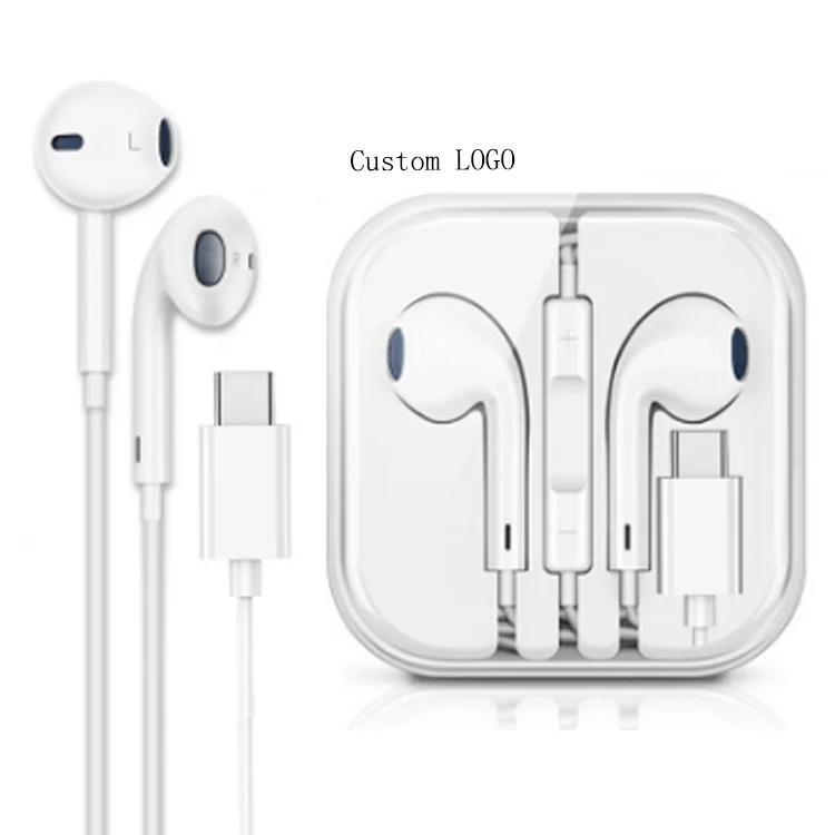 C Earphone Earpod Hand Free Earbuds 