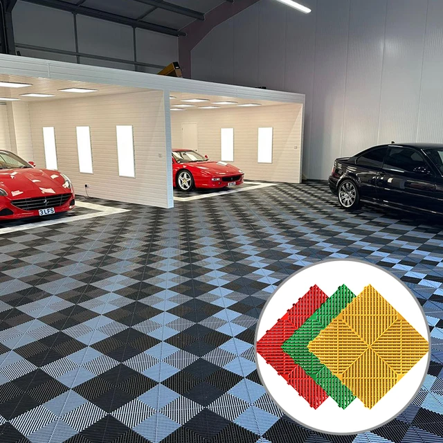 New Model PP garage/workshop floor tiles TPE floor mat garage flooring