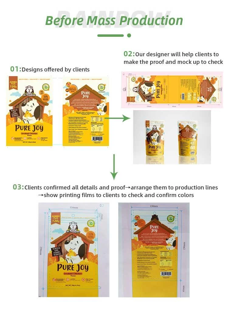 Kraft Paper Bag Tea Bags Packaging For Resealable Stand Up Pouches