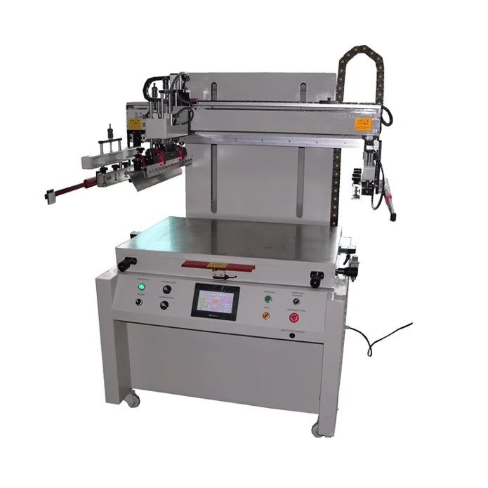 Hot Selling New Automatic Precision Type Vacuum Table Plain Screen Printing Machine Used Label Card Paper Printer Motor Farm