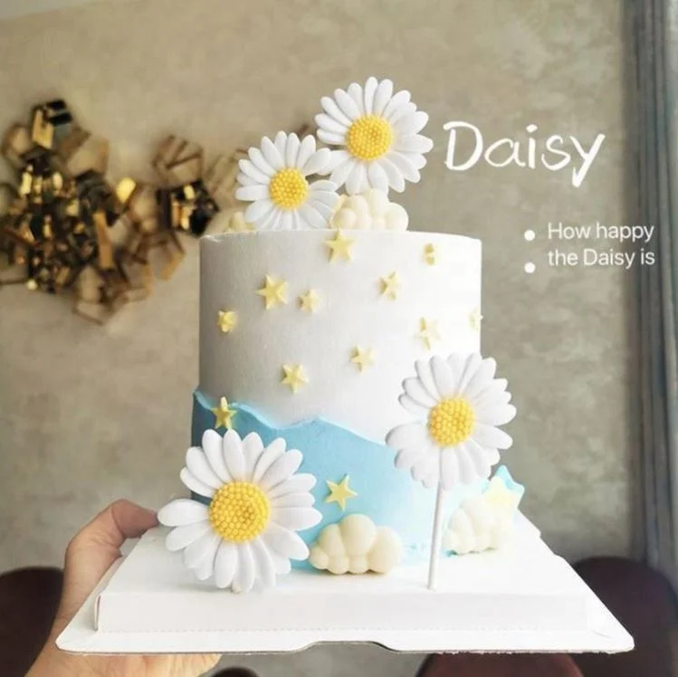 Decorazioni Torta Margherita - 31 Pezzi Cake Toppers Compleanno Matrimonio - Foto 6