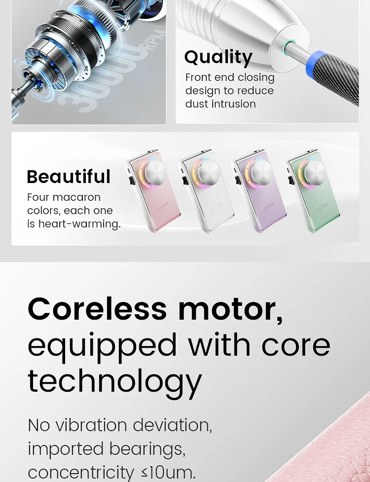 product manicure electric file professional wireless nails sander high power portable manicure polishing coreless nail drill machine-6