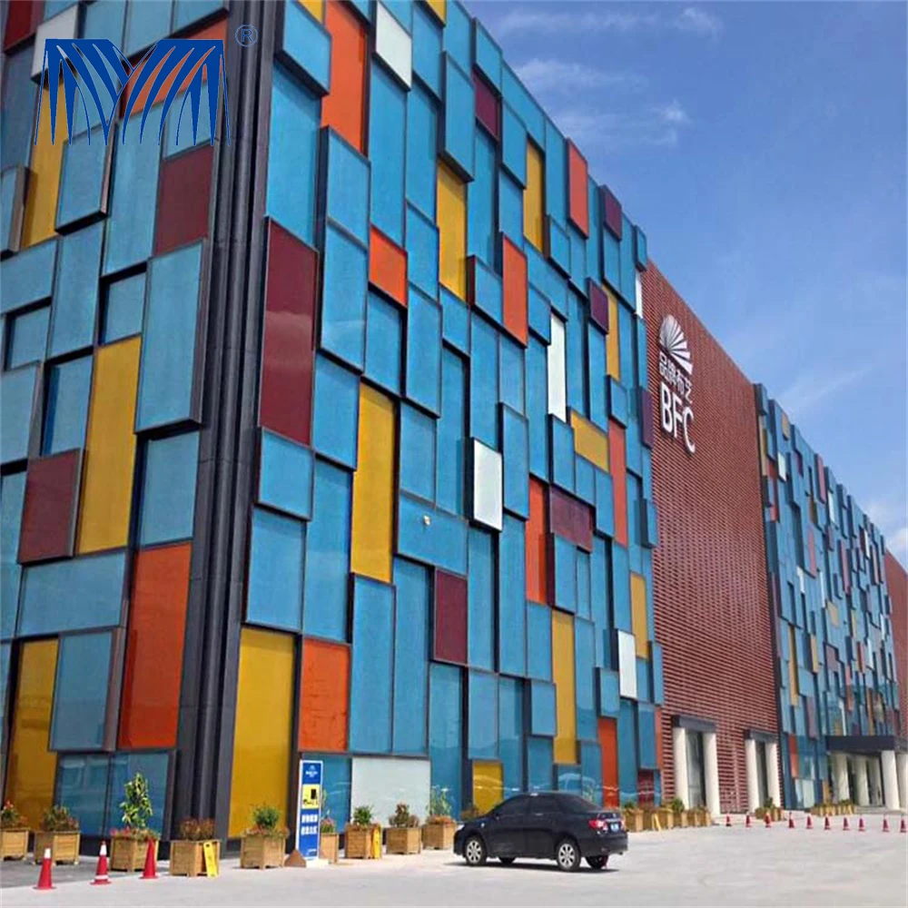 Cutting Column Acp 4mm Sheet Acm Board Decorative Made of Exterior Design System Materials Wall Cladding Exterior Decoration