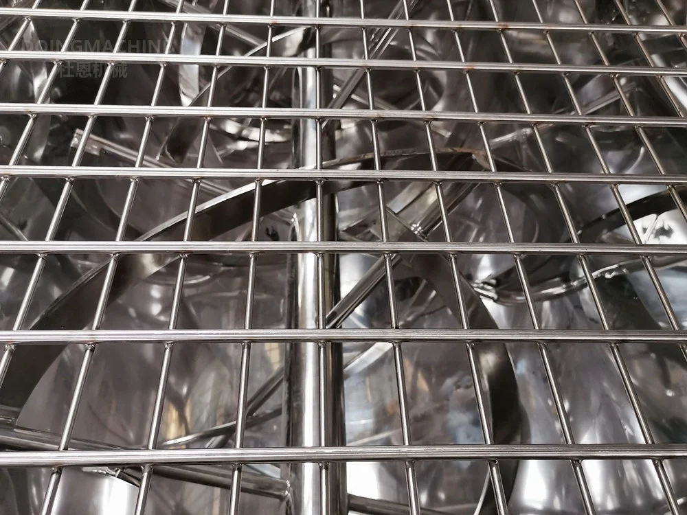 Horizontal Double Blade Ribbon Mixer for Dry Powder
