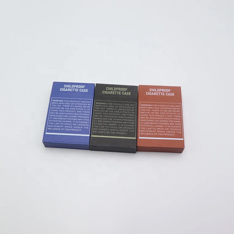 New Style Custom Prerolled Cones Cardboard Boxes Flip Top Cigarette Pack Pre Roll Packaging