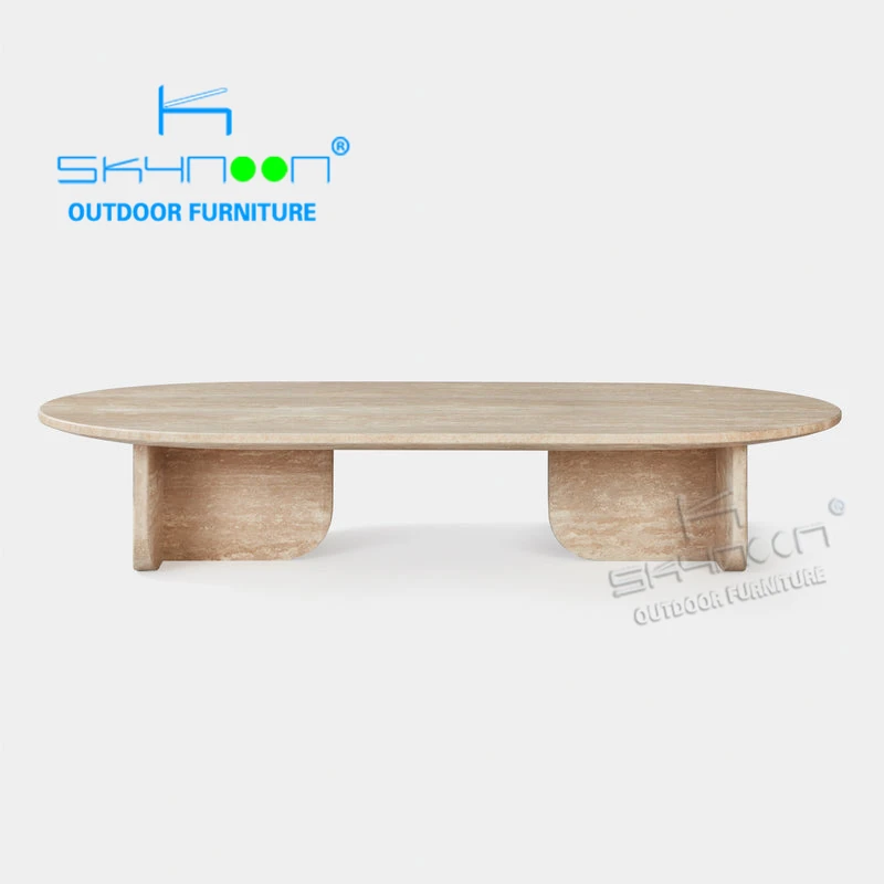 oval shaped outdoor coffee table