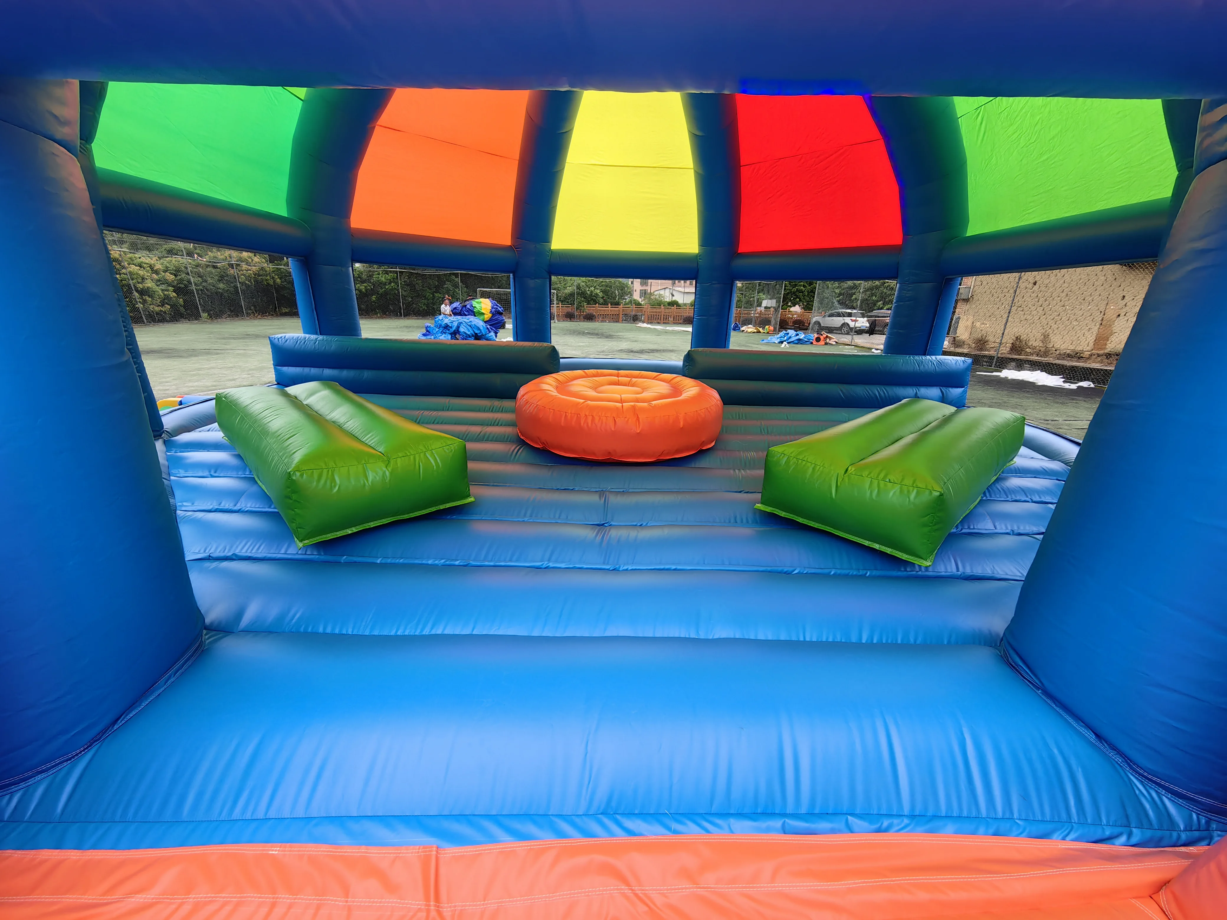 17x9m Combined Giant Inflatable Kids Playground With Ball Pit For ...