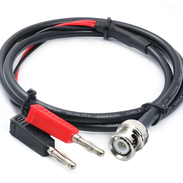 BNC male and female connector to banana connector * 2/4 5mm adapter cable, male and female connector Q9 antenna extension cable